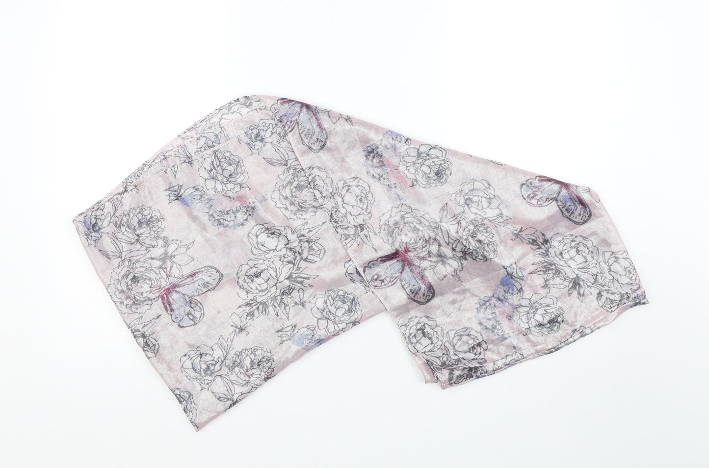 George Womens Pink Floral   Shawl/Wrap