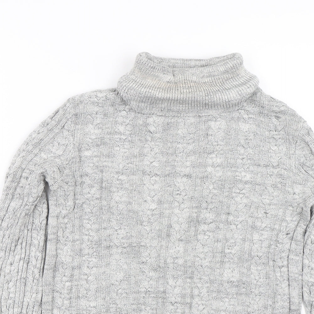 H&M Womens Grey   Pullover Jumper Size S