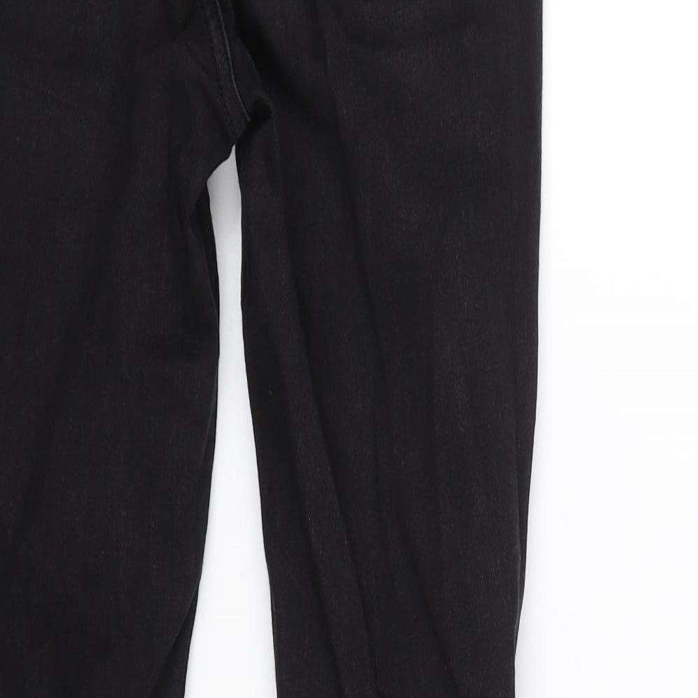 Miss Selfridge Womens Black  Denim Skinny Jeans Size 8 L26 in