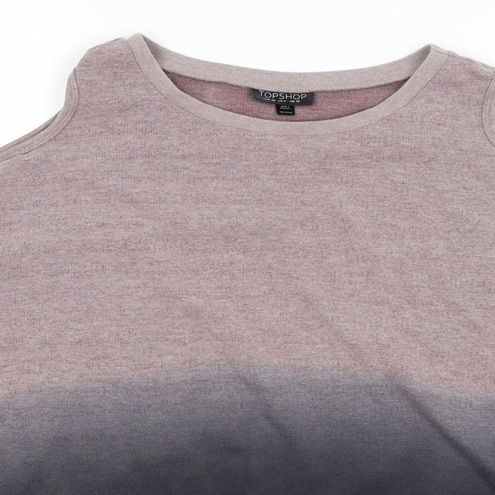 Topshop Womens Purple   Pullover Jumper Size 10