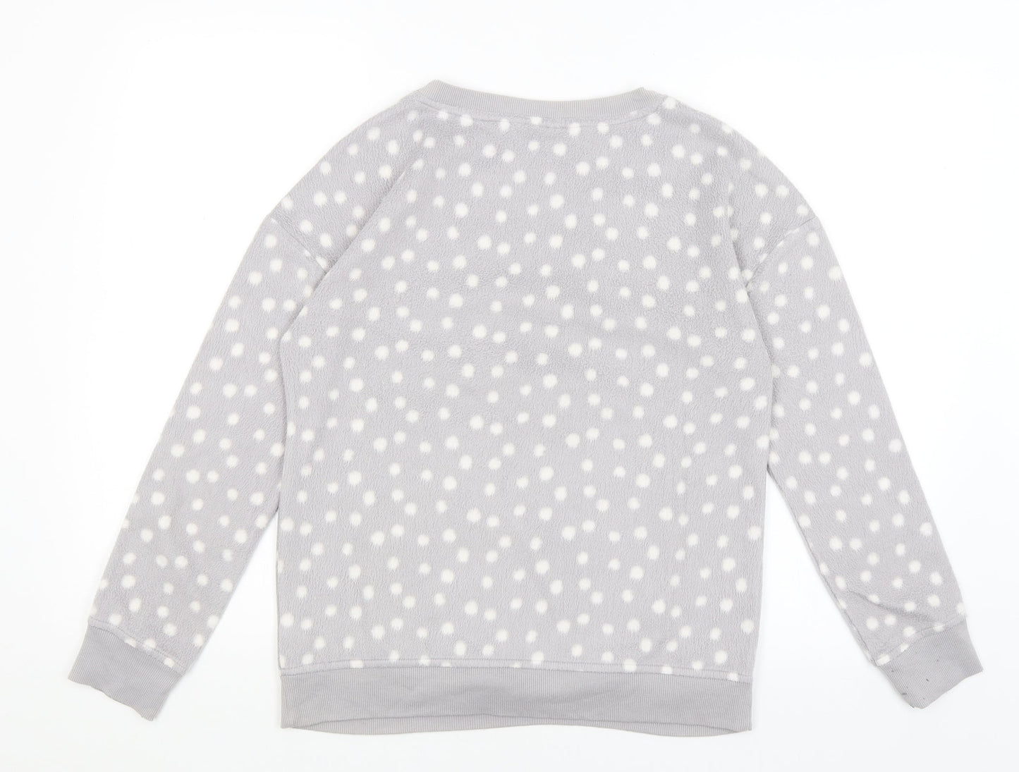 M&S Womens Grey Polka Dot  Pullover Jumper Size 8  - Penguin