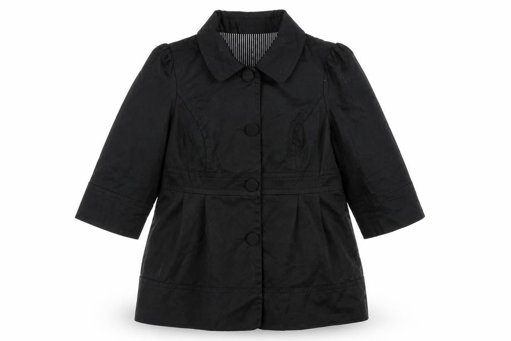 Front view of Atmosphere women’s black jacket, size UK 12