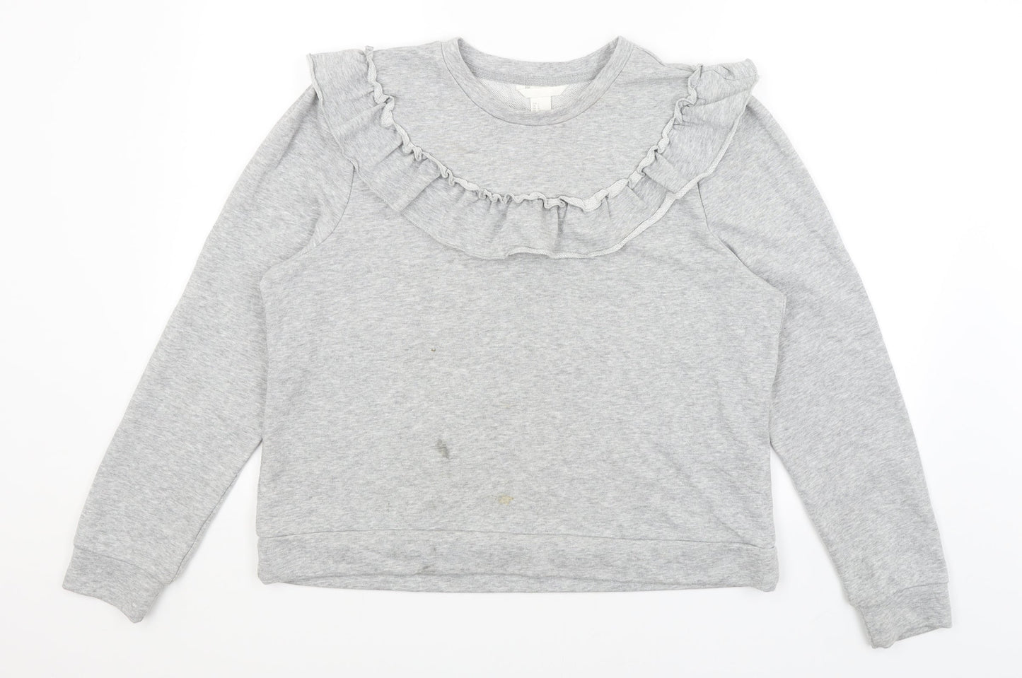 H&M Womens Grey   Pullover Jumper Size L