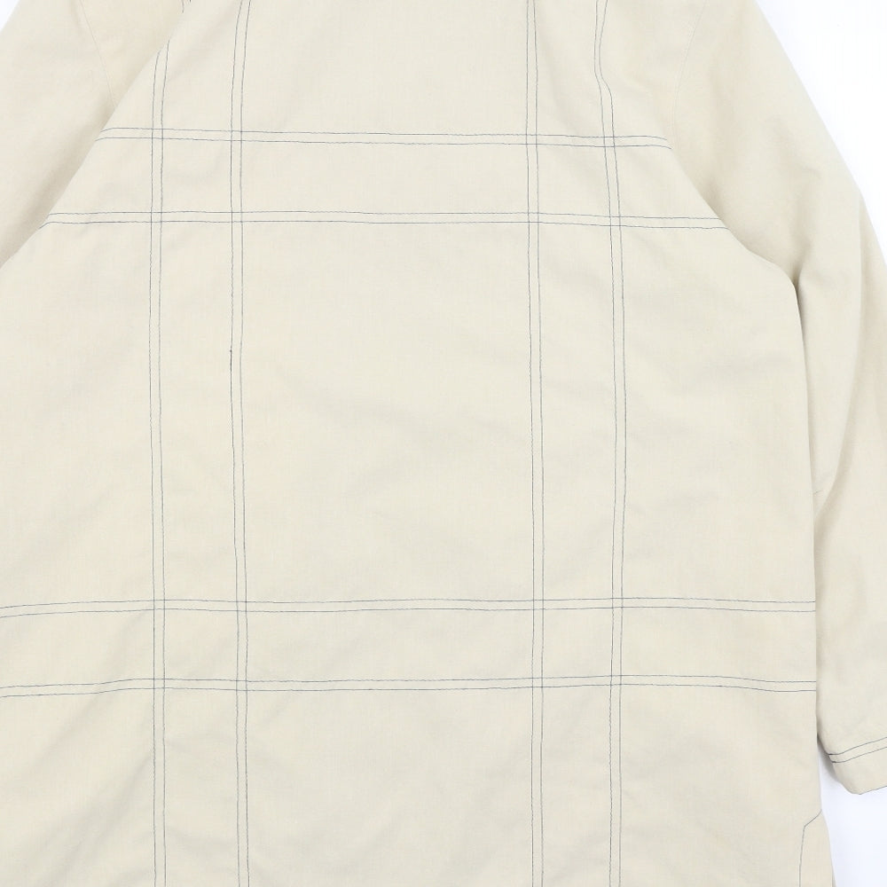 Bonmarche Womens Beige   Overcoat Coat Size 12
