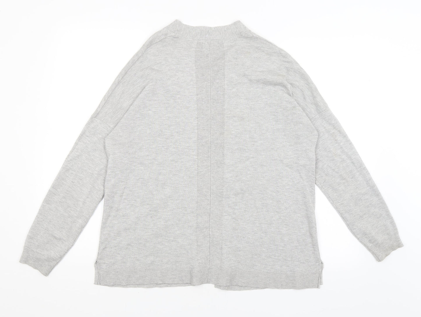 M&Co Womens Grey   Cardigan Jumper Size 14