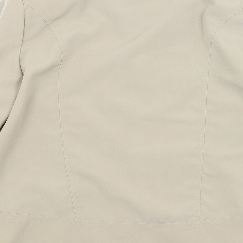 EWM Womens Beige   Overcoat Coat Size 12
