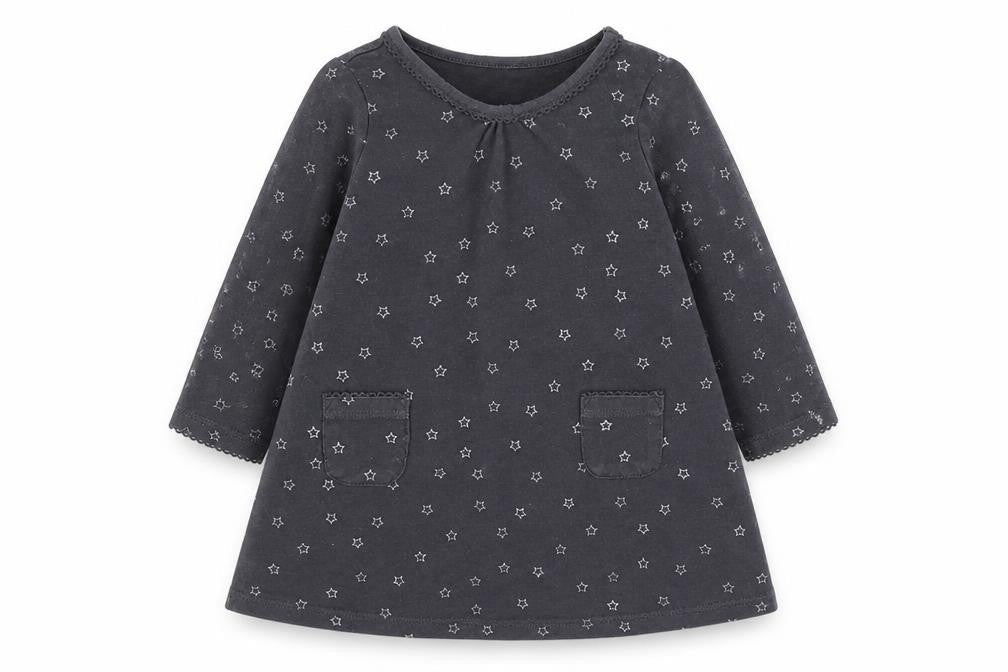 Front view of H&M Baby Grey A-Line, size 9-12, Months