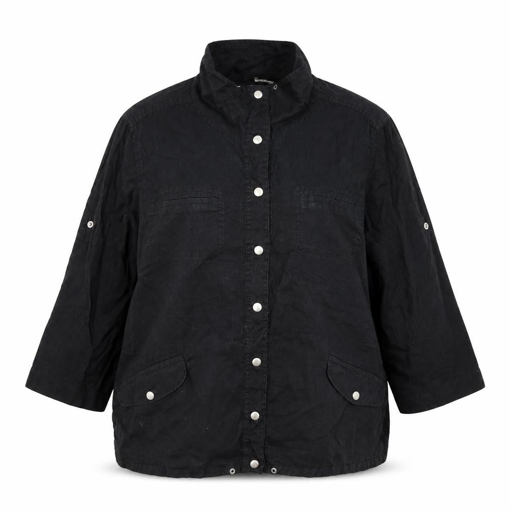 Weekend Womens Black   Basic Button-Up Size M