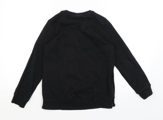 Nutmeg Boys Black   Pullover Jumper Size 8-9 Years
