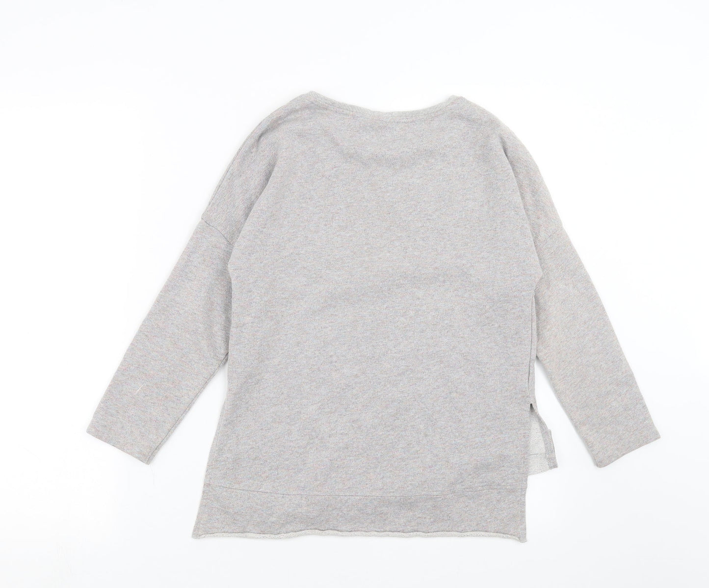 NEXT Girls Grey   Pullover Sweatshirt Size 10 Years  - unicorn