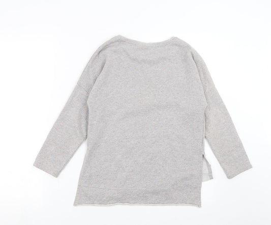 NEXT Girls Grey   Pullover Sweatshirt Size 10 Years  - unicorn