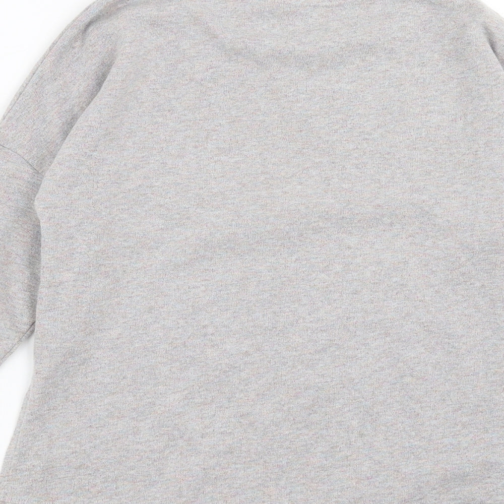 NEXT Girls Grey   Pullover Sweatshirt Size 10 Years  - unicorn