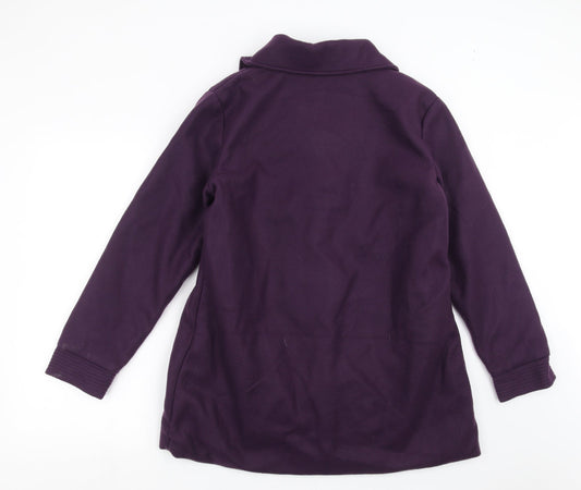 Gabriella Vicenza Womens Purple   Jacket Coat Size 10