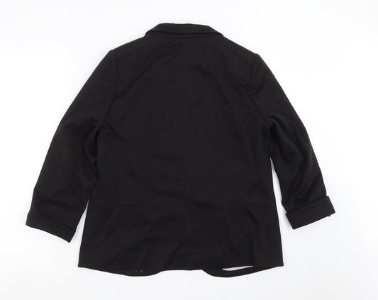Wallis Womens Black   Jacket Suit Jacket Size 12