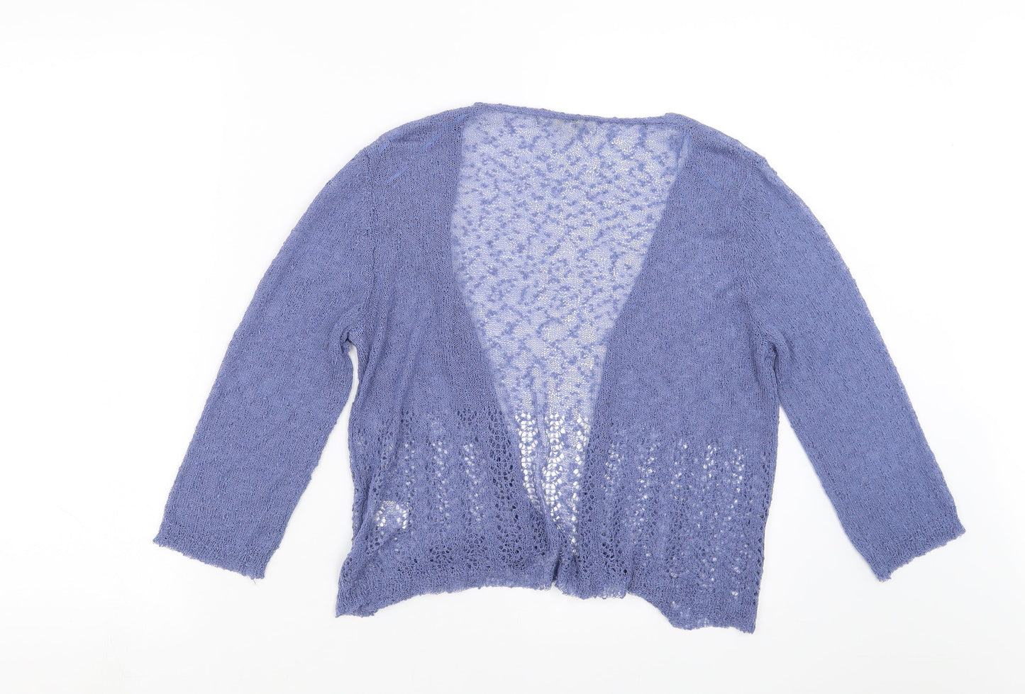 Vida Vi Womens Blue  Knit Cardigan Jumper Size M