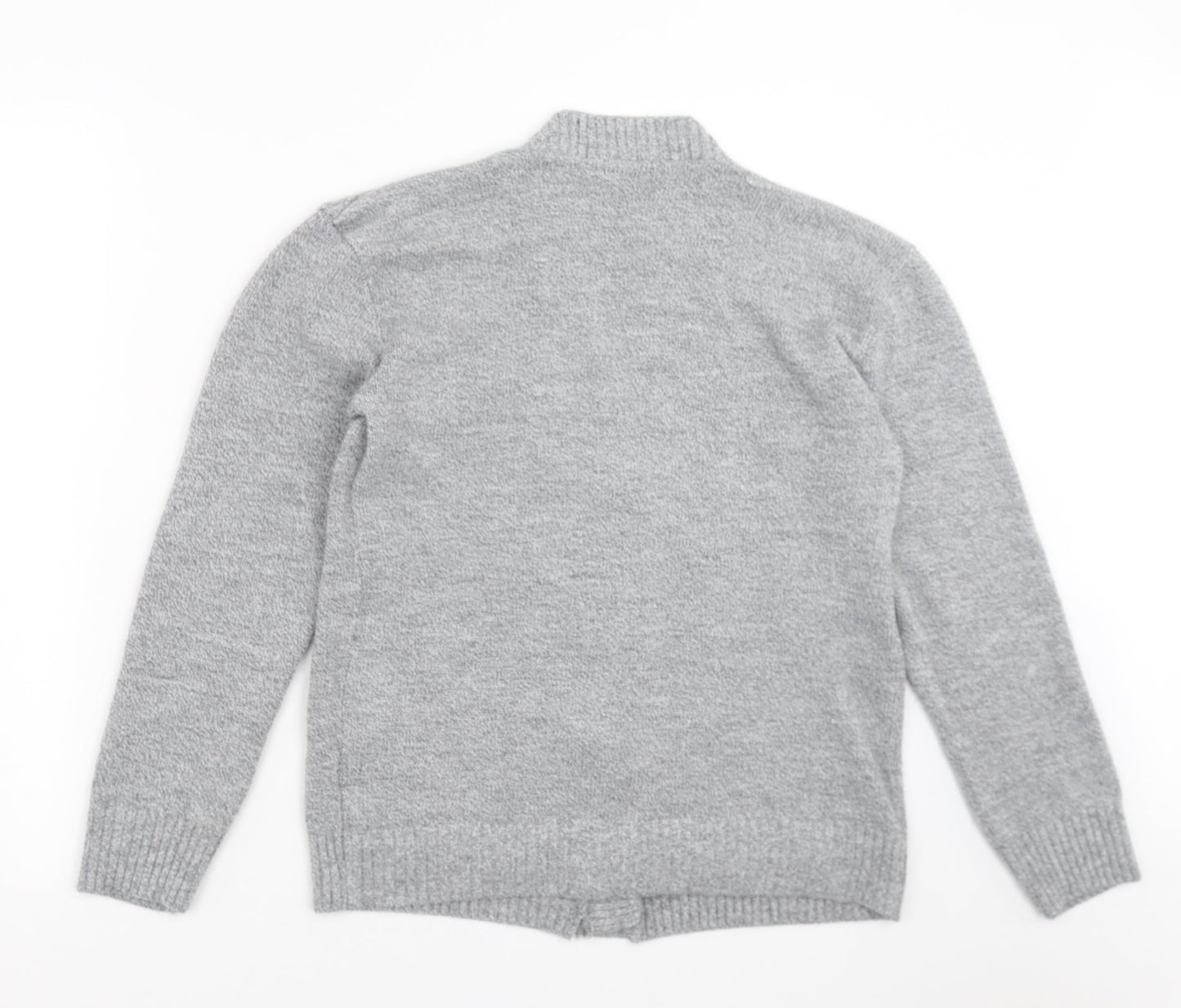 Choice Collection Womens Grey  Knit Cardigan Jumper Size S
