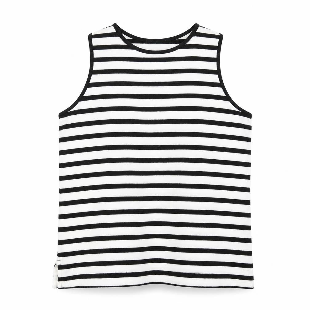 Marks and Spencer Womens White Striped Knit Pullover Jumper Size 18