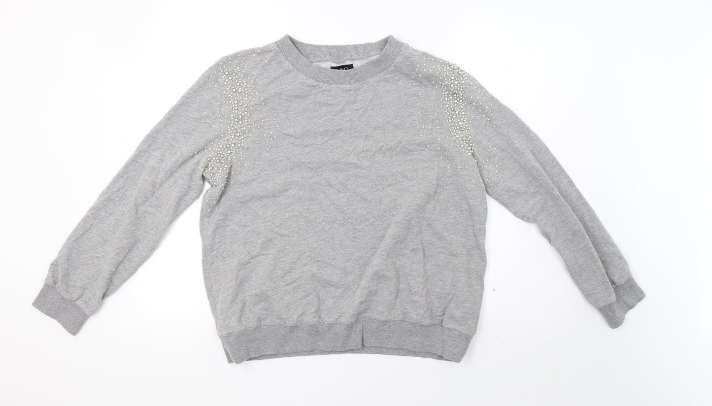 A&G Womens Grey   Pullover Sweatshirt Size 16