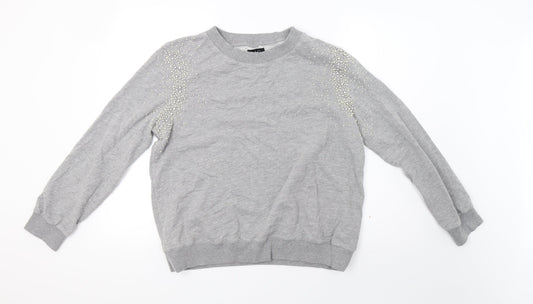 A&G Womens Grey   Pullover Sweatshirt Size 16
