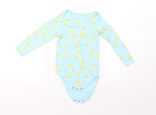 Marks and Spencer Boys Blue Polka Dot  Pullover Sweatshirt Size 2-3 Years