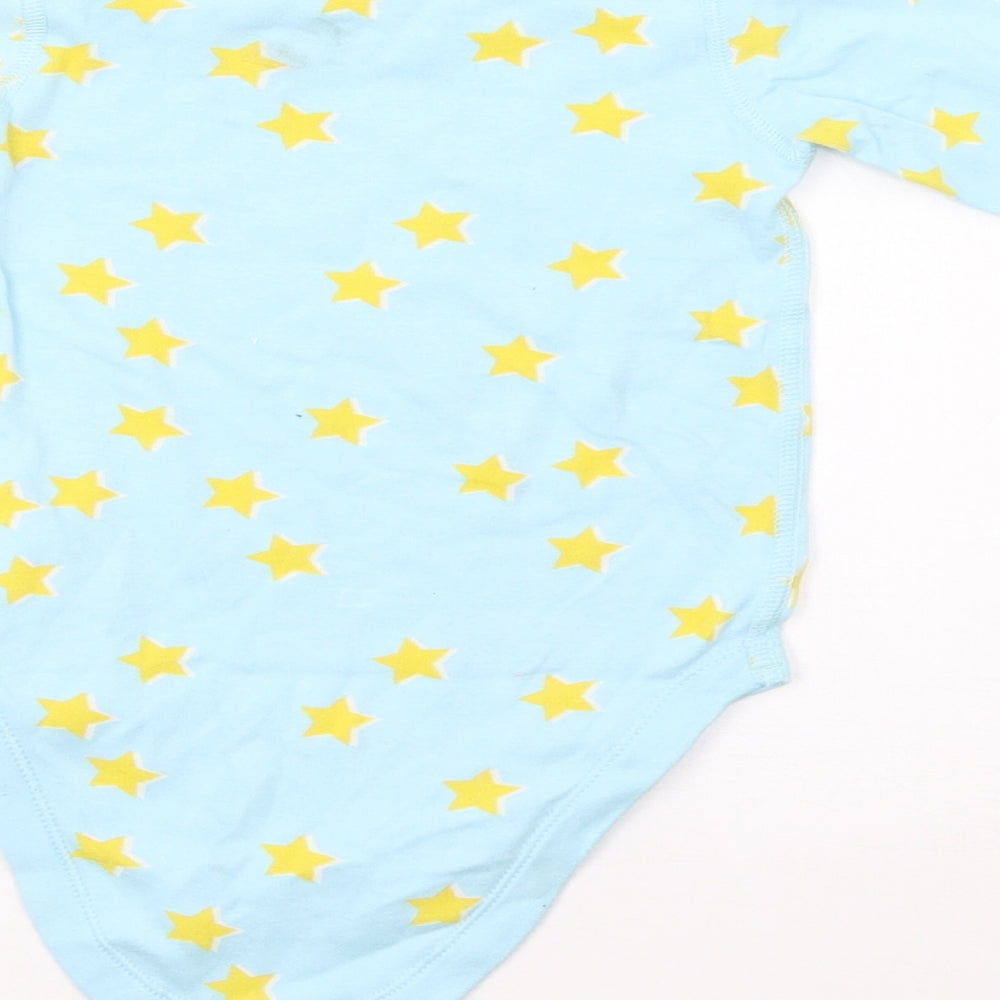 Marks and Spencer Boys Blue Polka Dot  Pullover Sweatshirt Size 2-3 Years