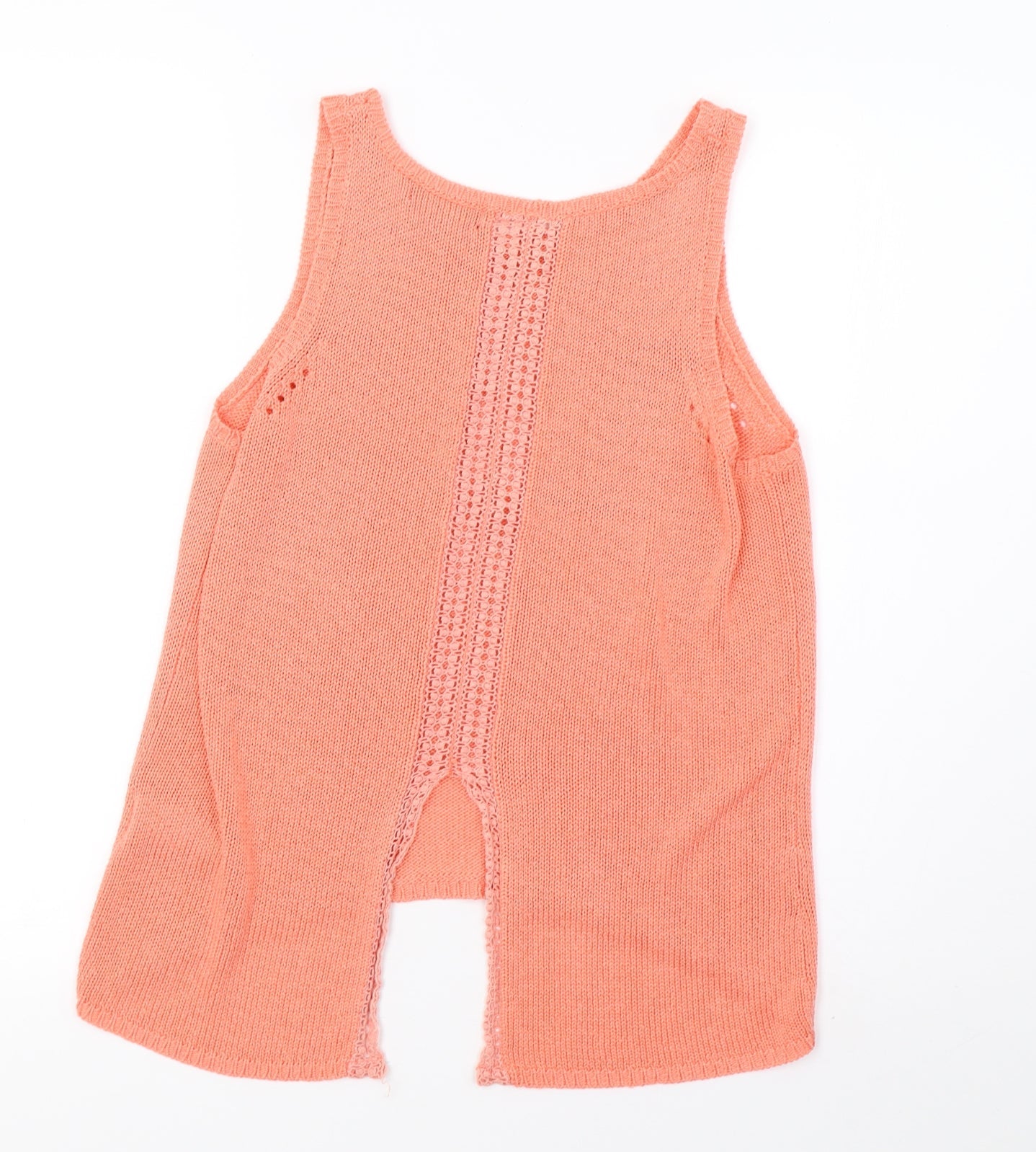 New Look Womens Pink  Knit Basic Tank Size 8