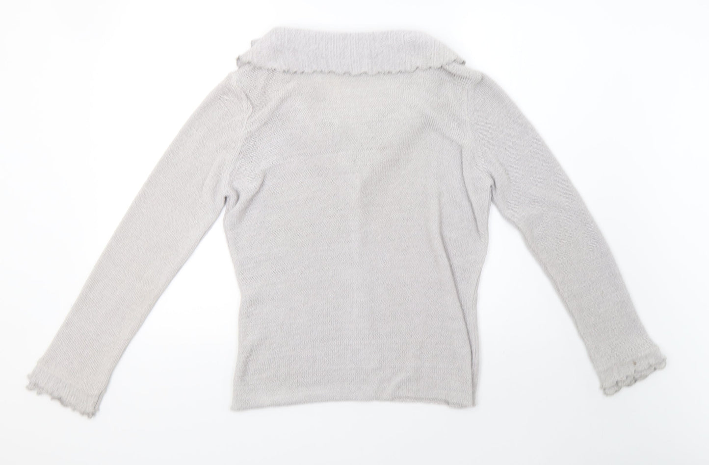 Marks and Spencer Womens Grey  Knit Cardigan Jumper Size M