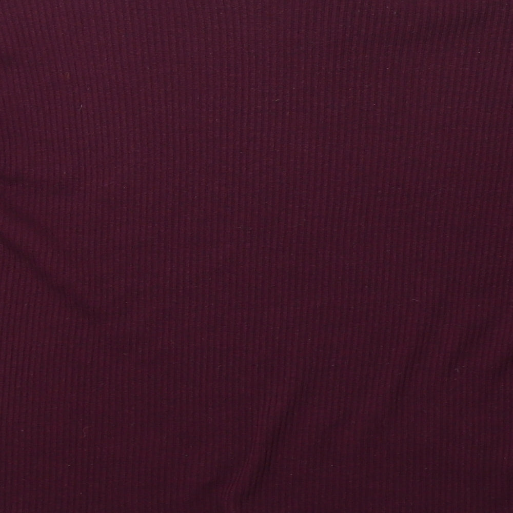 H&M Womens Purple  Knit Pullover Sweatshirt Size M