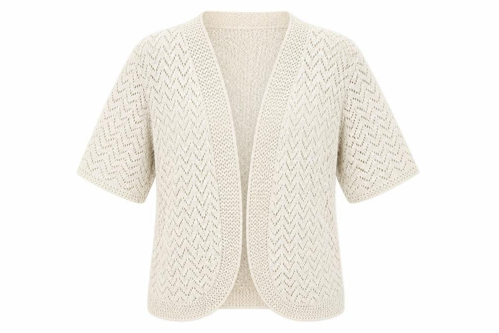 Autonomy Womens Beige  Knit Cardigan Jumper Size M