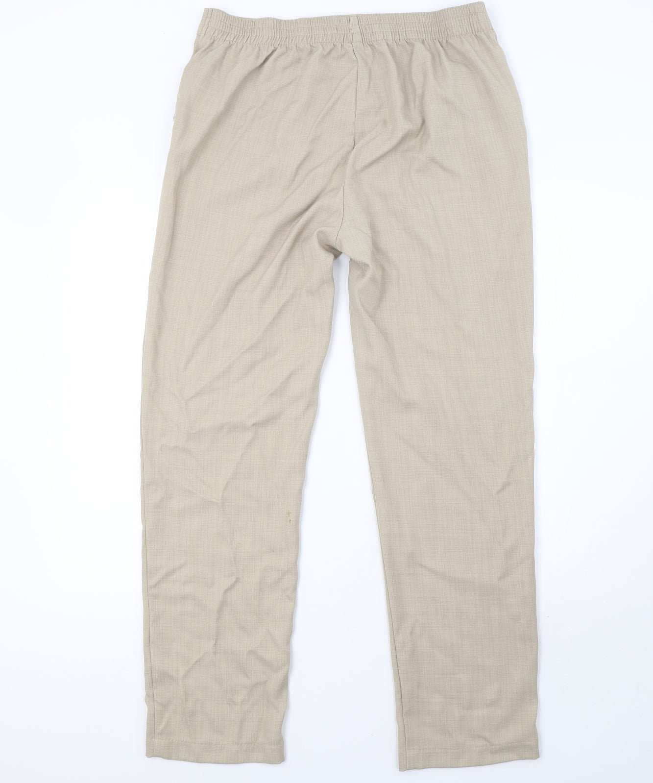 Marks and Spencer Womens Beige   Trousers  Size 14 L32 in