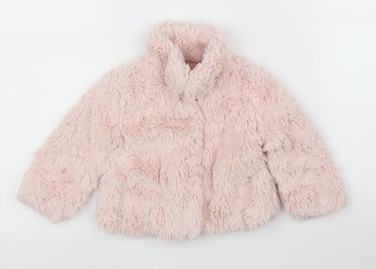 Early Days Girls Pink   Overcoat Coatigan Size 6-9 Months