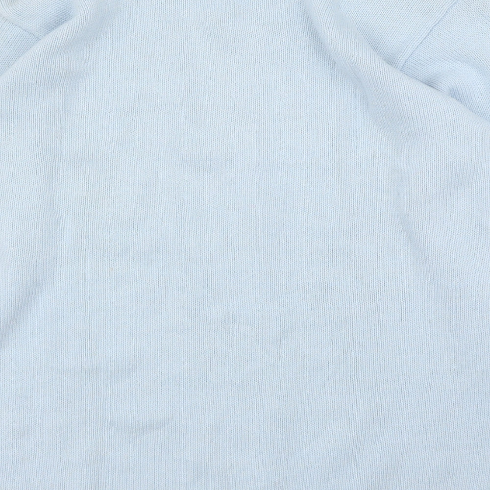 Jumper Womens Blue Floral  Pullover Jumper Size S