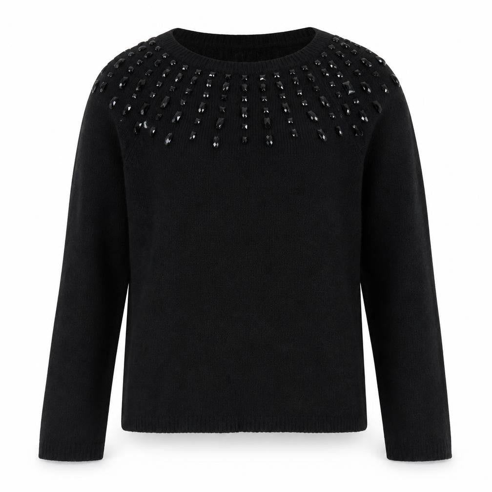 M&S Womens Black   Pullover Jumper Size 8
