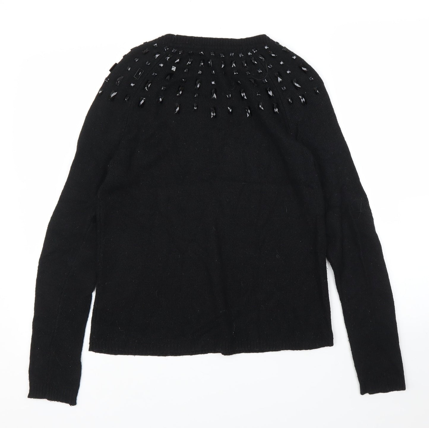 M&S Womens Black   Pullover Jumper Size 8