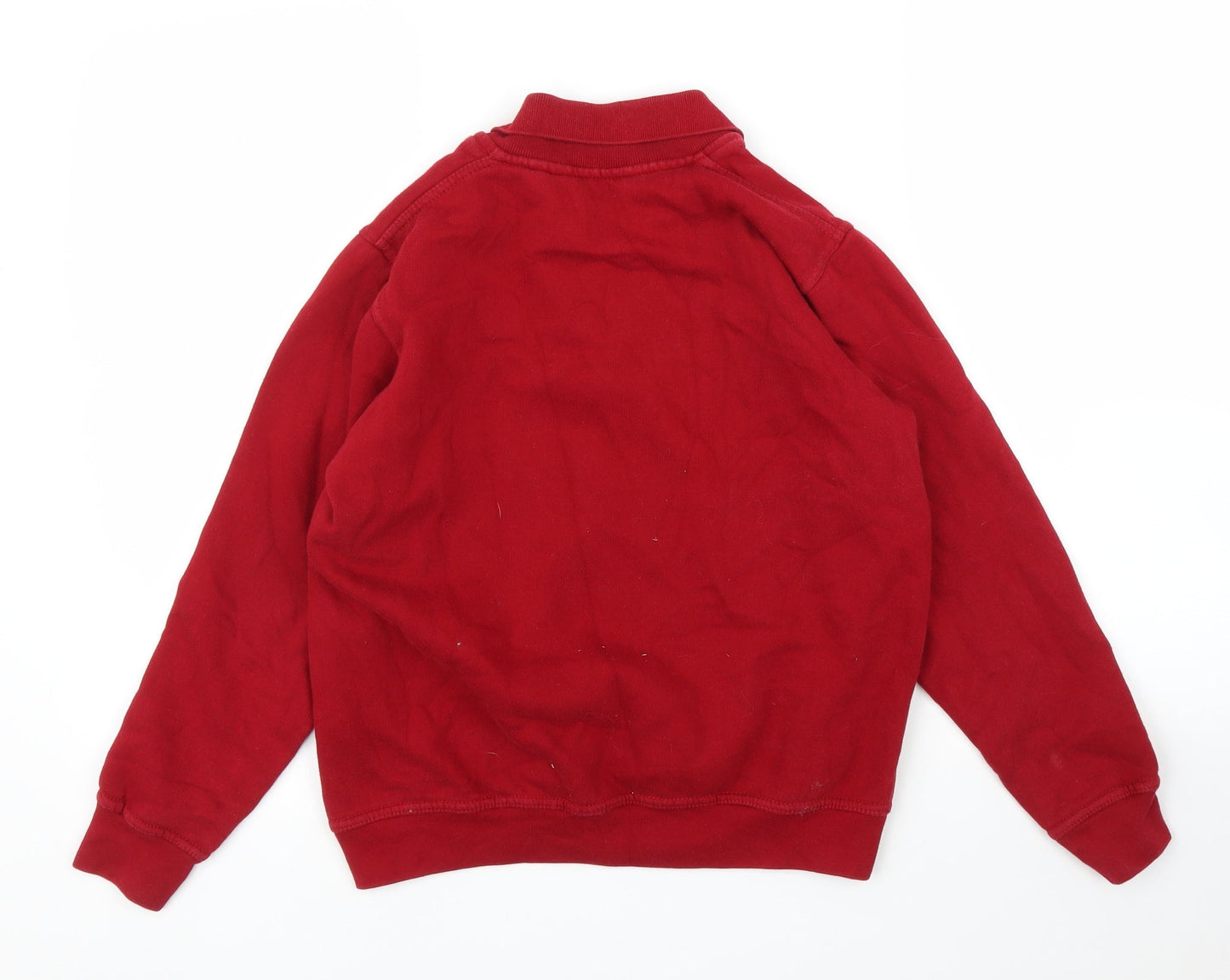 EWM Womens Red Floral  Pullover Jumper Size S
