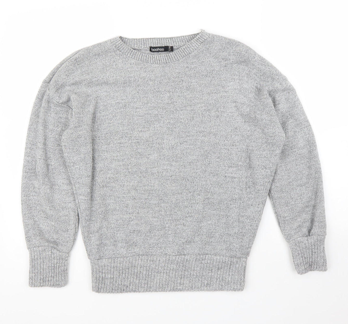 Boohoo Womens Grey   Pullover Jumper Size S