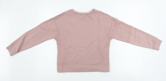 TU Girls Pink   Pullover Jumper Size 12 Years