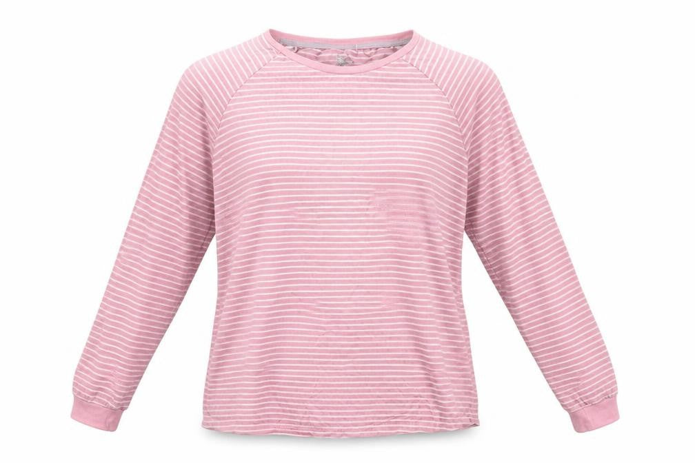 Primark  Womens Pink Striped  Pullover Jumper Size M