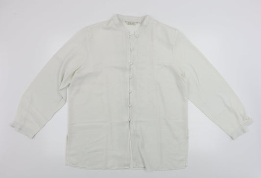 JFW Womens Beige   Basic Blouse Size 16