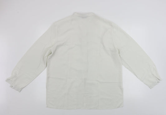 JFW Womens Beige   Basic Blouse Size 16
