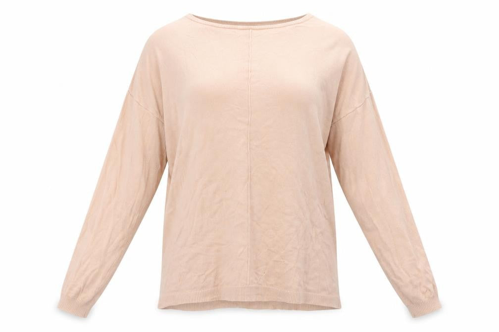 Front view of Atmosphere women’s pink jumper, size UK 12