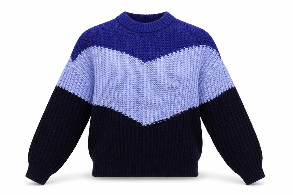 Front view of Red Herring women’s blue jumper, size S