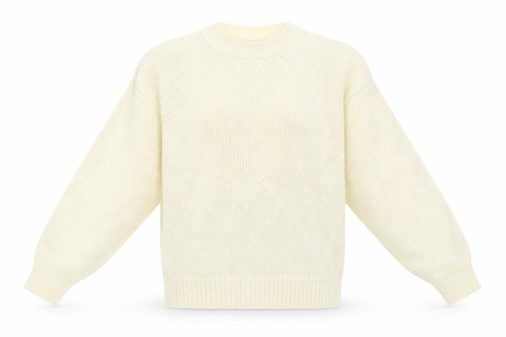 Rush Womens Beige   Pullover Jumper Size 4
