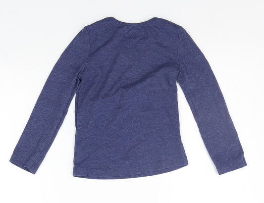 Young Dimension Girls Blue   Basic T-Shirt Size 4-5 Years