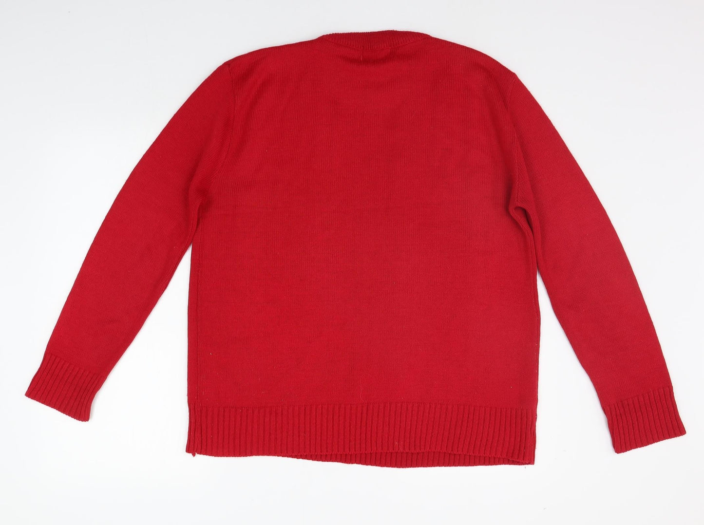 CHIC Womens Red   Pullover Jumper Size M
