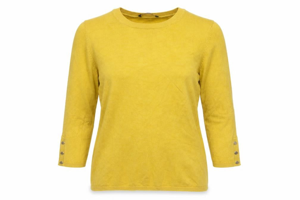 Stradivarius Womens Yellow   Pullover Jumper Size M