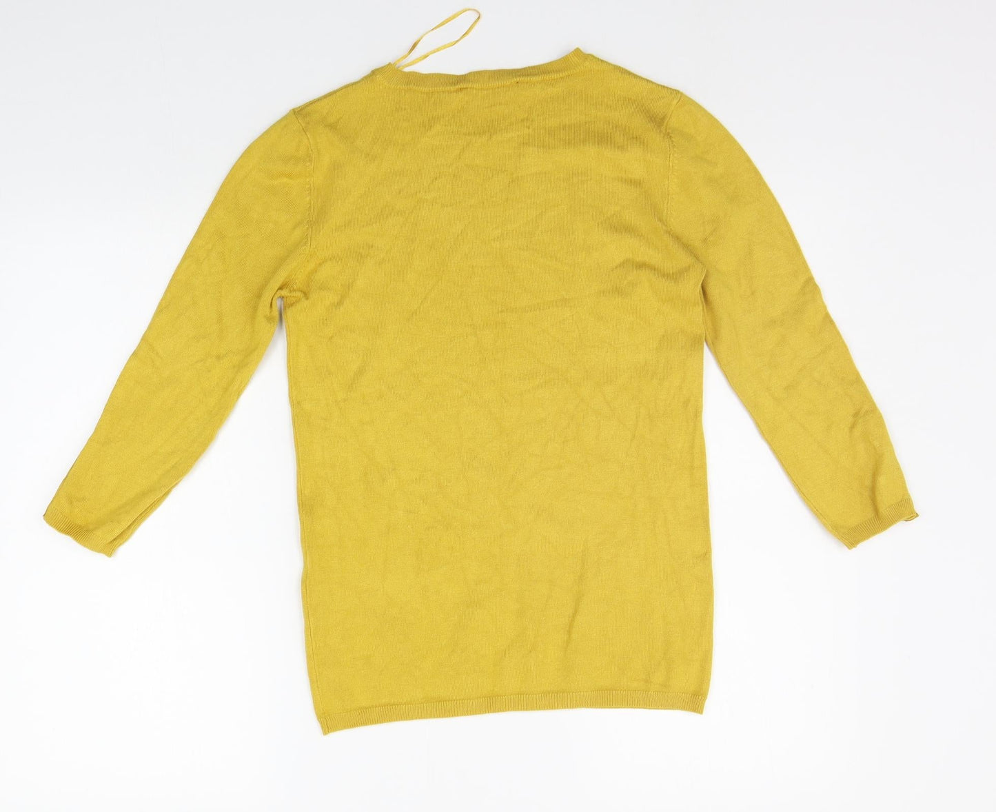 Stradivarius Womens Yellow   Pullover Jumper Size M