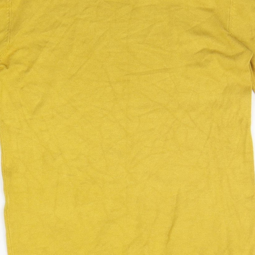 Stradivarius Womens Yellow   Pullover Jumper Size M