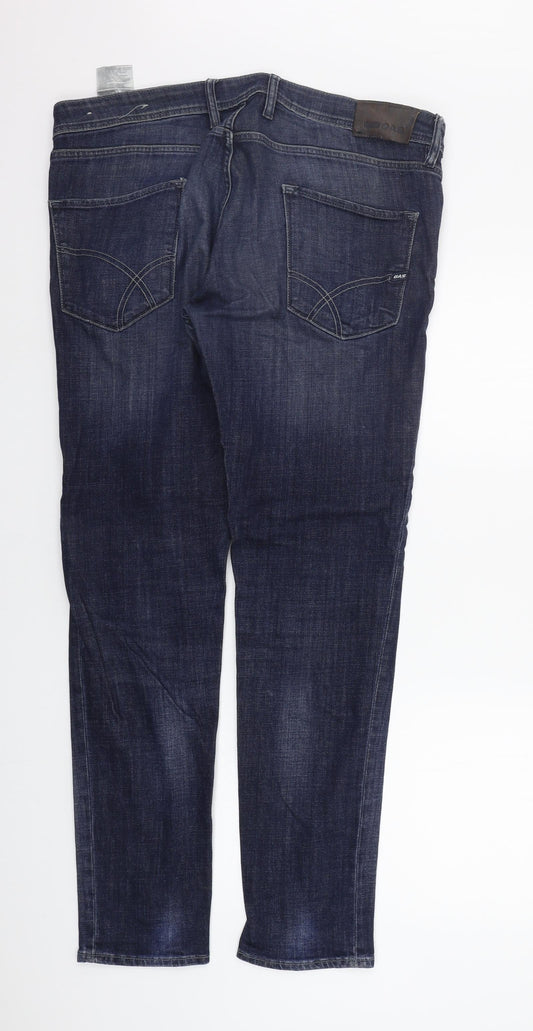 GAS Womens Blue   Straight Jeans Size 38 in L31 in