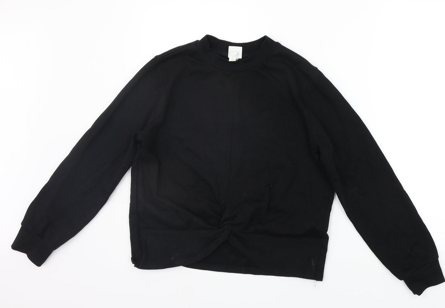 H&M Womens Black   Pullover Jumper Size S
